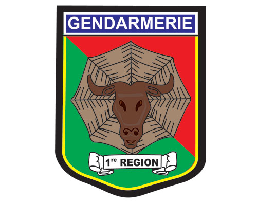 Logo de la 1re Région de Gendarmerie