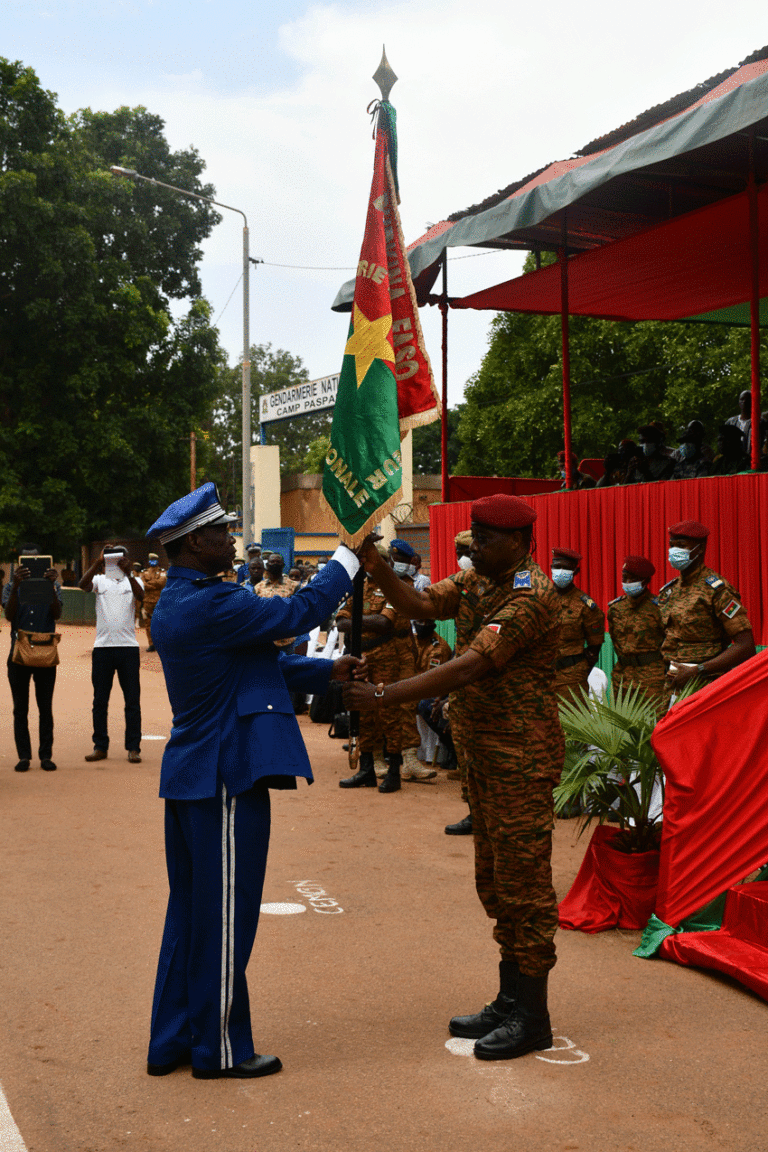 Passation de commandement à la Gendarmerie Nationale