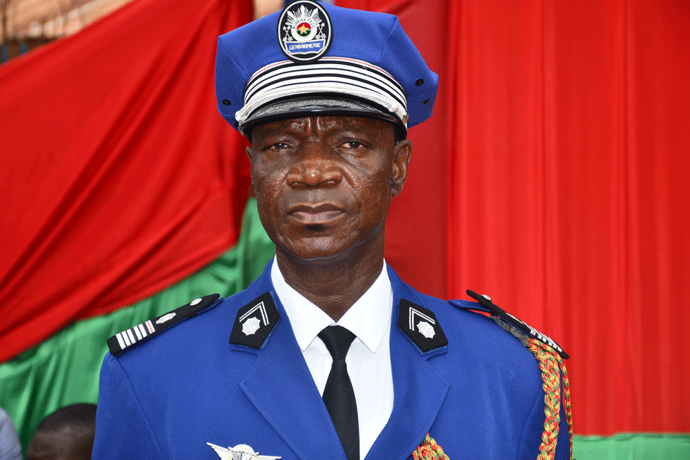 Le Colonel-Major Hermann Marie Omer BAMBARA, Chef d'Etat-Major de la Gendarmerie Nationale