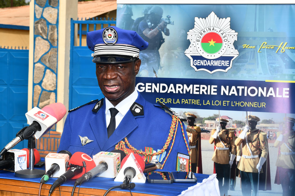 Discours du Chef d'Etat-Major de la Gendarmerie Nationale du Burkina Faso