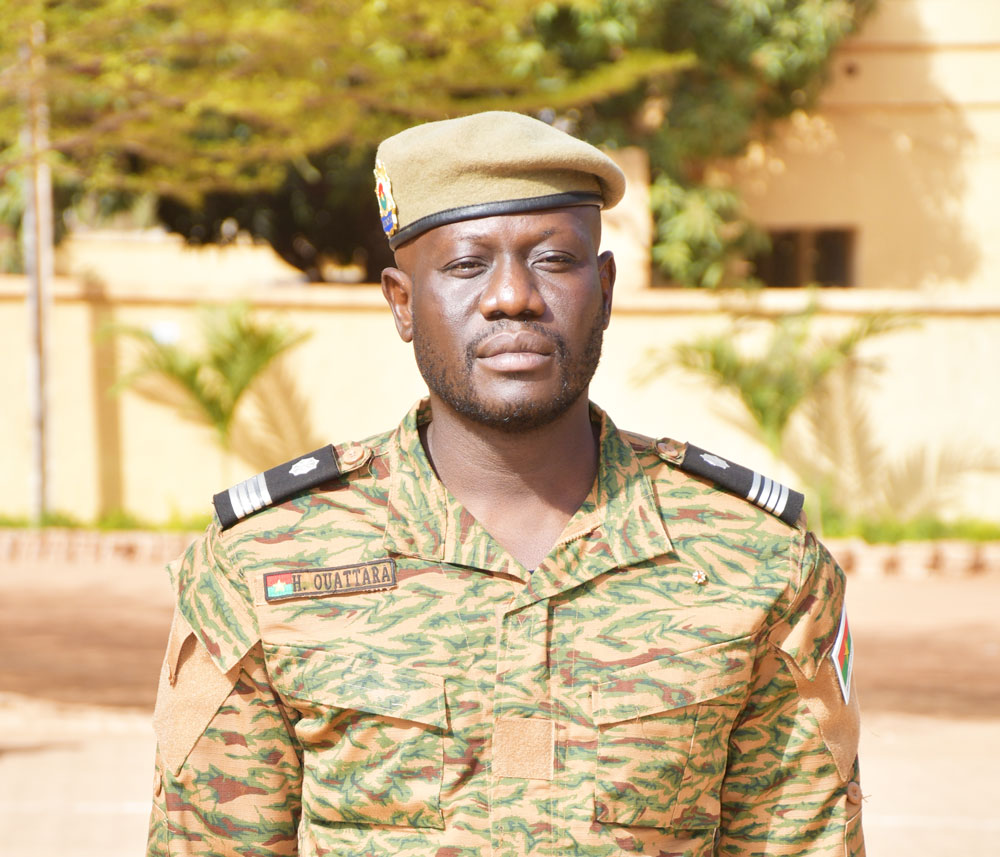 Chef d'Escadron OUATTARA Hamza Commandant de la Légion Spéciale