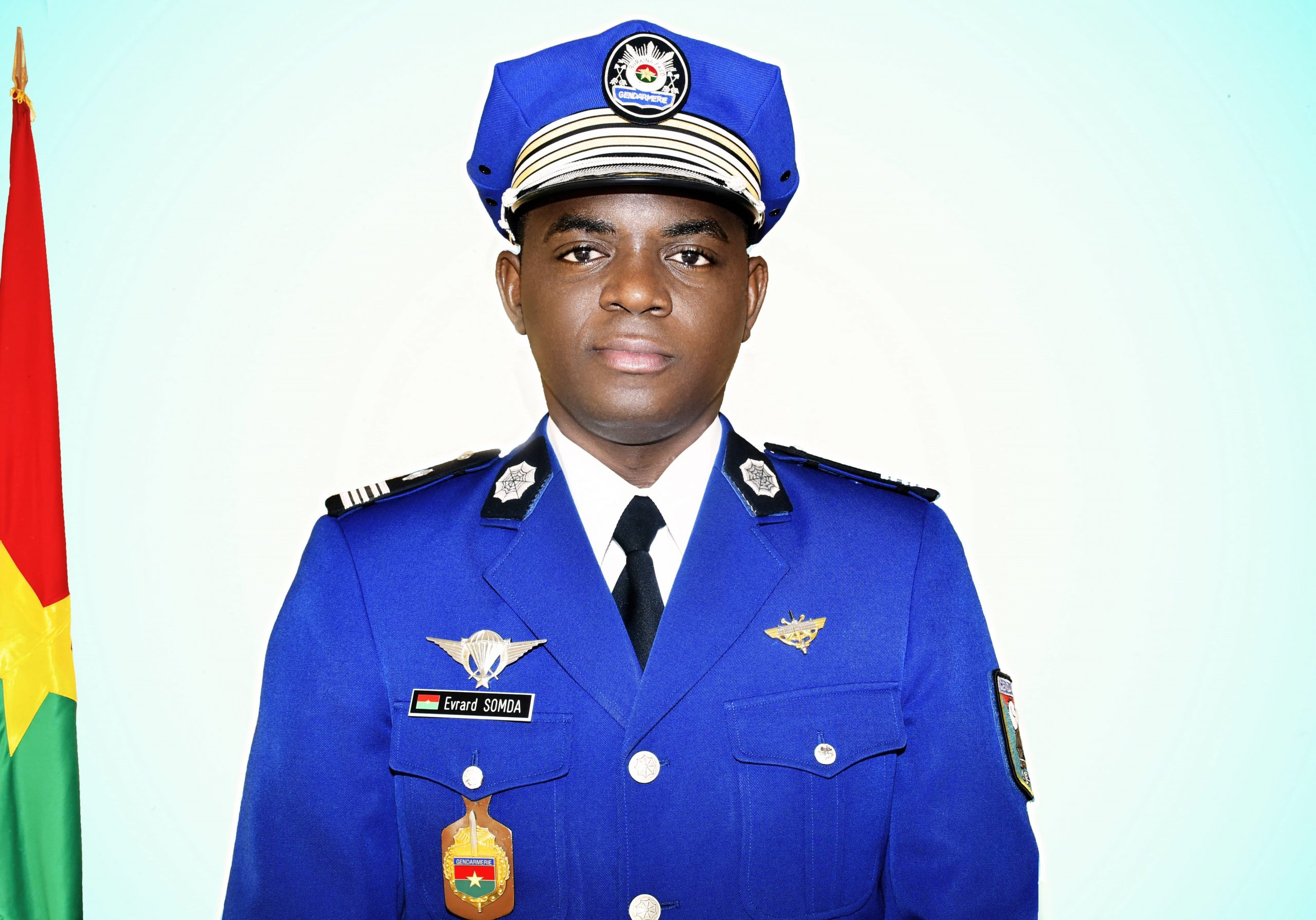 Le Lieutenant-Colonel Evrard SOMDA, Chef d'Etat-Major de la Gendarmerie Nationale du Burkina Faso