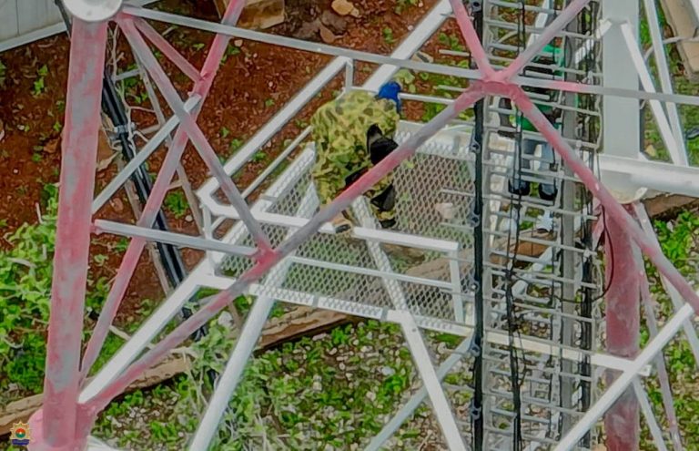Protection des installations vitales dans les zones d’opération : les gendarmes rétablissent le réseau Moov à Toéni.