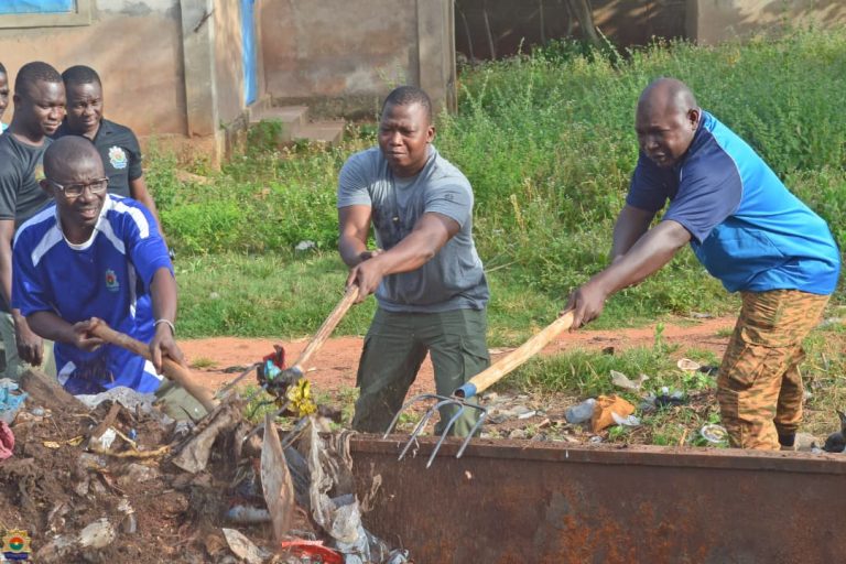 Journée d’engagement patriotique et de participation citoyenne: le Commandement des École et centres de Perfectionnement de la Gendarmerie Nationale  s’engage.
