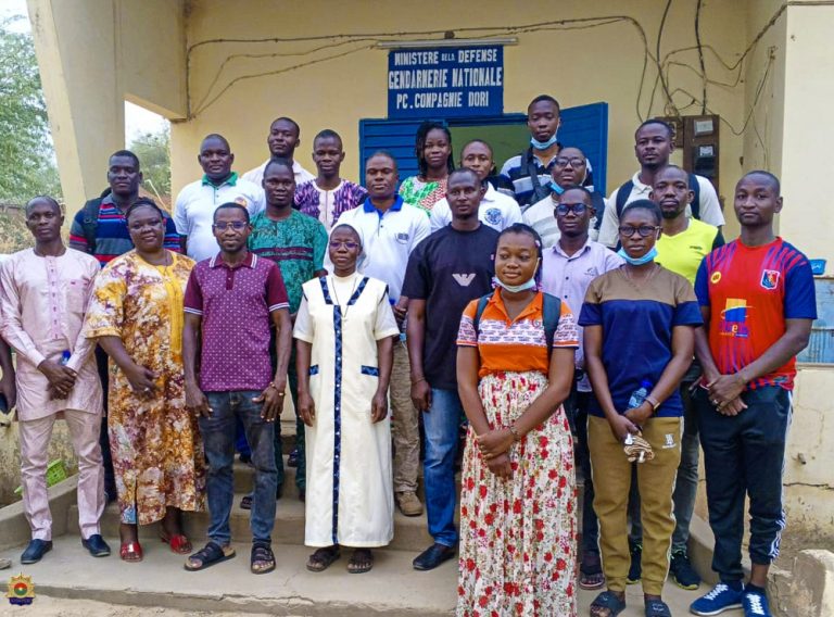 Dori : la Gendarmerie nationale accueille la prière tournante des FDS catholiques